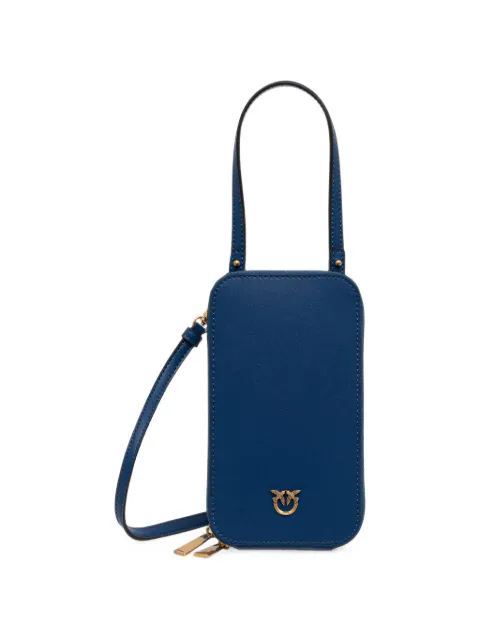 PINKO zip-around leather smartphone case Blue 106027A0F1