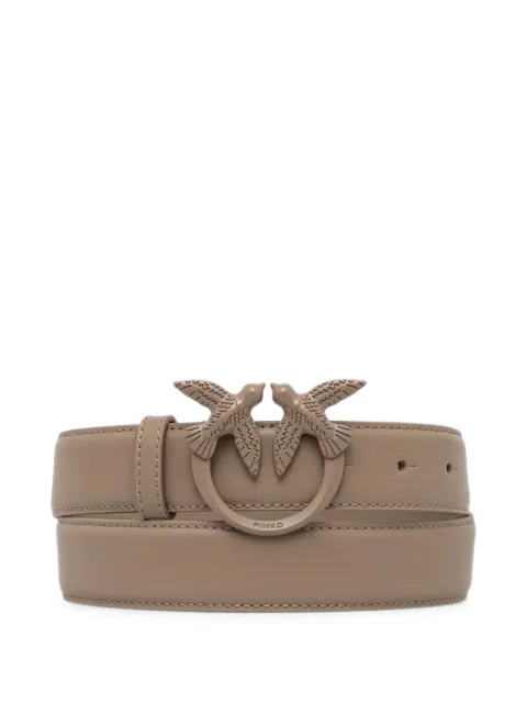 PINKO colored-buckle leather belt Neutrals 100125A1K2