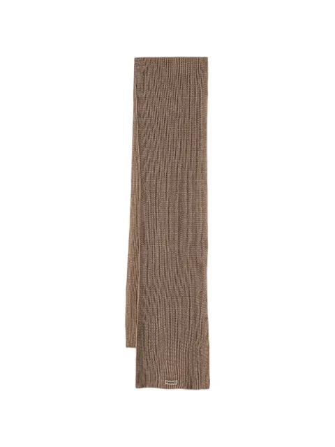PINKO ribbed-knit scarf Brown 105996A3EI