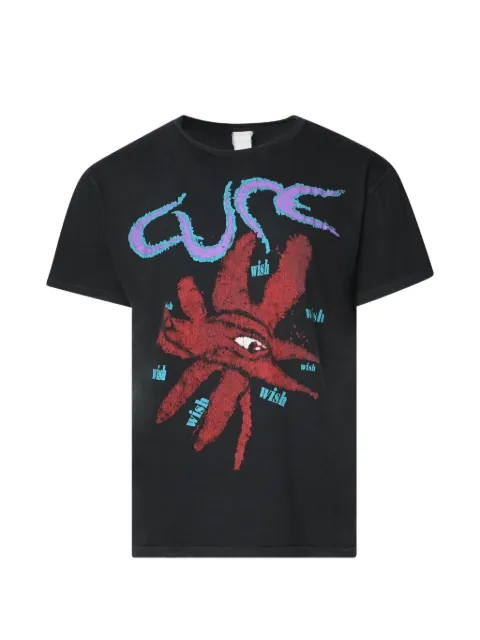 MadeWorn THE CURE graphic-print T-shirt Black MWCU026TM