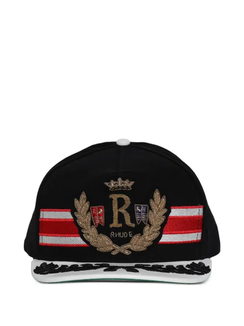 RHUDE Captain's Crest cap Black RHPF26HA01514