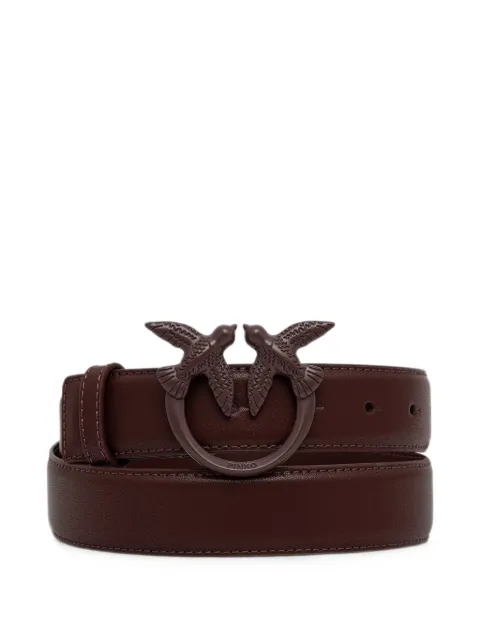 PINKO colored-buckle leather belt Red 100125A1K2