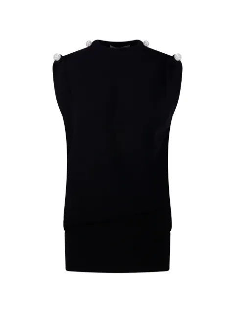 Giuseppe Di Morabito sleeveless mini dress Black 07PFKND416X16760