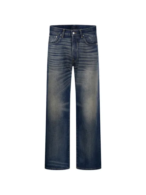 Haikure whiskered faded-effect jeans Blue HEM03269DF126