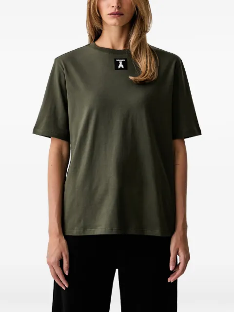 Patrizia Pepe logo-patch t-shirt Green 8M1612J089