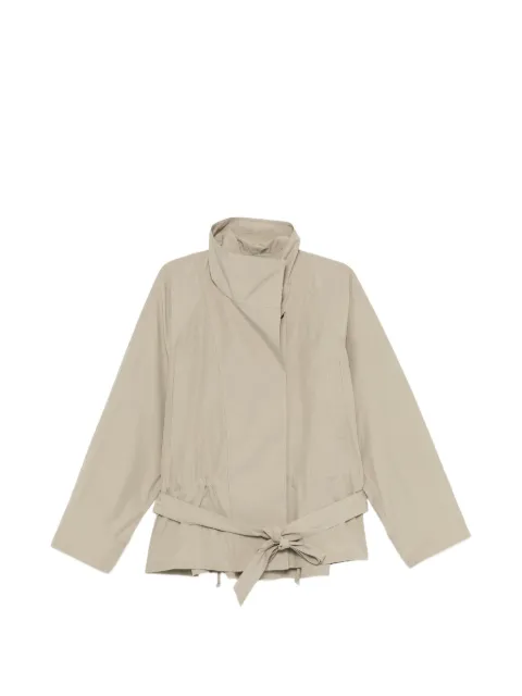Juun.J belted high-neck jacket Brown JW6839W00