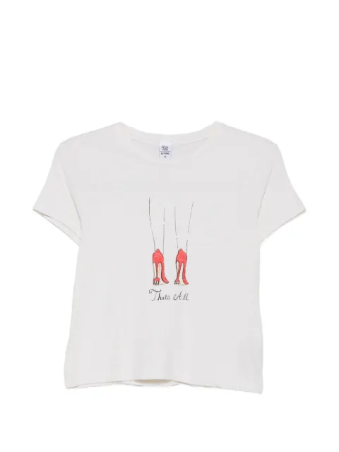 RE/DONE graphic-print T-shirt White 02402WBXT014