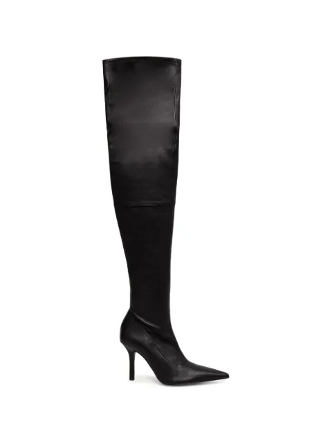 Patrizia Pepe pointed-toe over-the-knee boots Black 8Y0066L121K103
