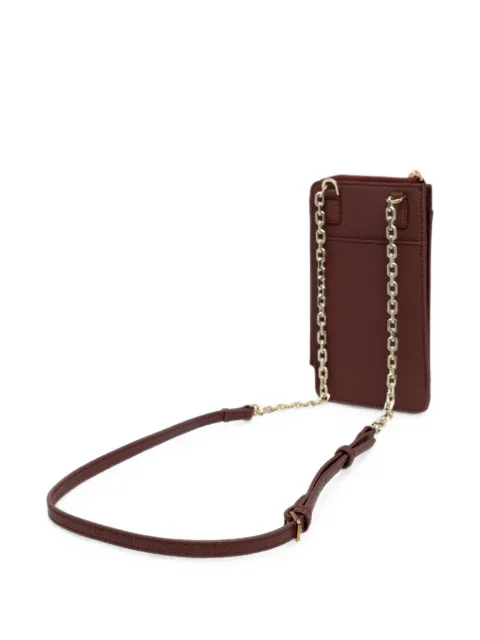 Patrizia Pepe logo-plaque chain-strap phone case Red 8Q0029L001
