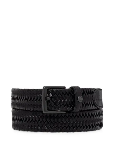 Paul & Shark woven leather belt Black 16316025