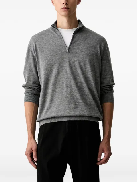 Paul & Shark quarter-zip sweater Grey 99311035