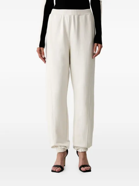 Patrizia Pepe logo-patch track pants White 8P0035J079