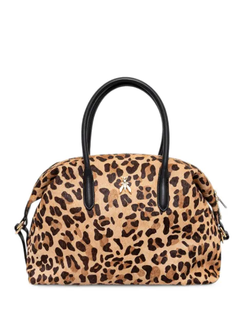 Patrizia Pepe Fly leopard-print tote bag Neutrals 8B0110L056