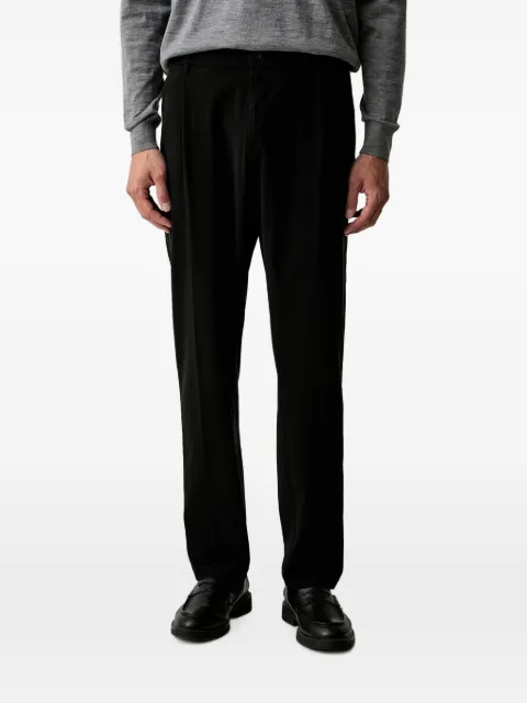 Paul & Shark pleated-detail trousers Black 16314058