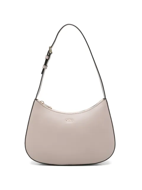 Furla logo-plaque leather shoulder bag Neutrals WB02167BX31044992S1007