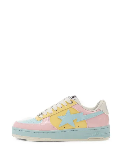 A BATHING APE® Sta #6-3 leather sneakers Pink 001FWM302331