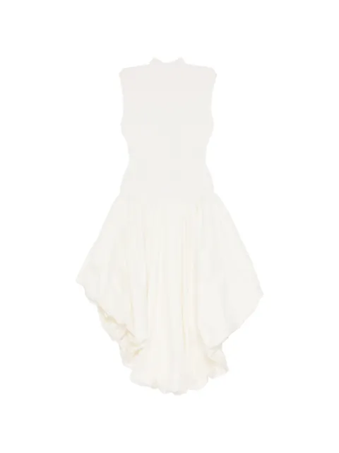 Aje Venetia knit midi dress White 26PF5398