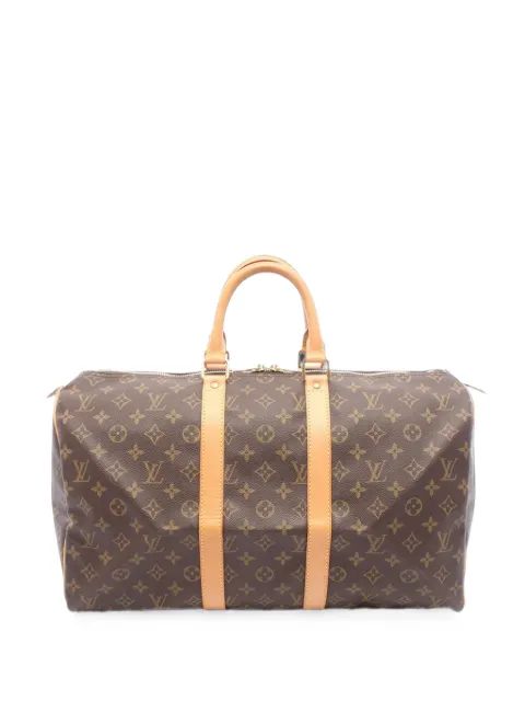 Louis Vuitton Pre-Owned 2001 Monogram Keepall 45 travel bag Brown PHAP62AHZLFMYH6V