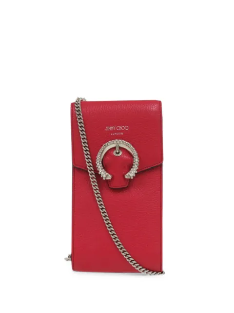 Jimmy Choo Pre-Owned 2010-2026 Leather Madeline Phone Case crossbody bag Red SNPT1PL0I4FE59PN