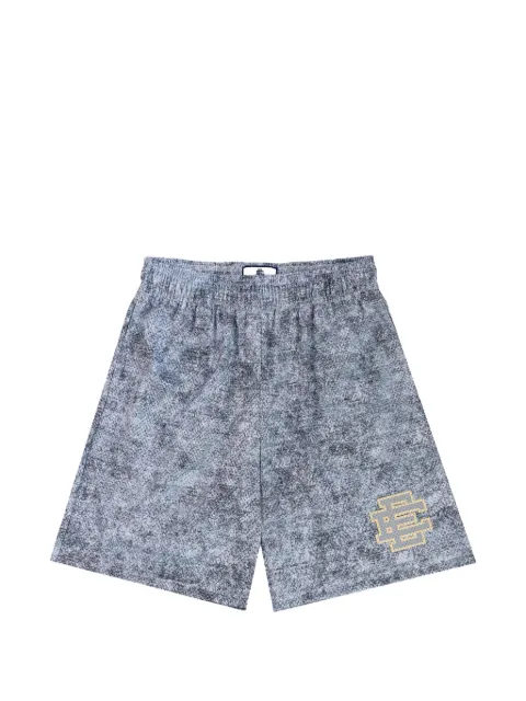ERIC EMANUEL logo-print mesh shorts Grey EE959