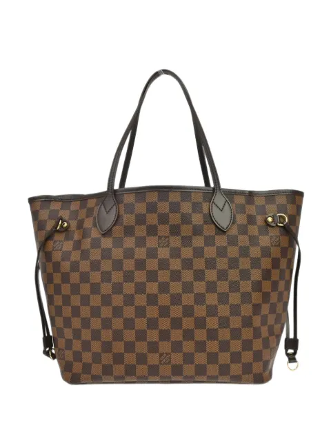 Louis Vuitton Pre-Owned 2008 MM Neverfull Damier Ébène tote bag Brown 197886