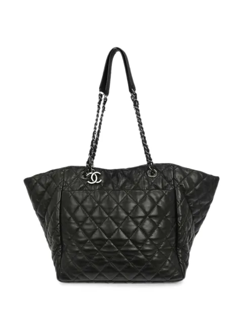CHANEL Pre-Owned 2017-2018 Weekend on Mars tote bag Black 197303