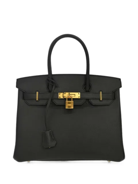 Hermès Pre-Owned 2015 30 Birkin tote bag Black 197809