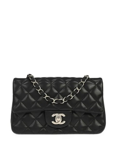 CHANEL Pre-Owned 2016 quilted leather mini bag Black 188915