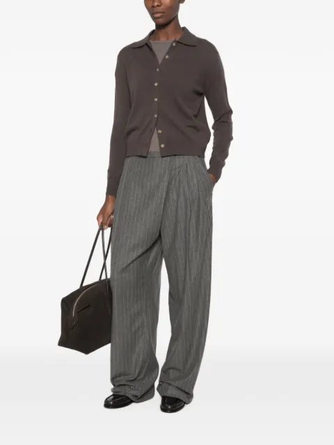 Cambio Eternity pinstripe-print trousers Grey 8741X26200