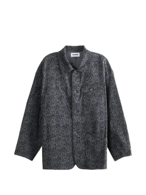 Kozaburo corduroy shirt jacket Grey 0819O003