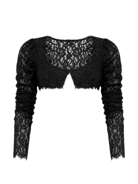 Bronx and Banco lace bolero jacket Black BB20022