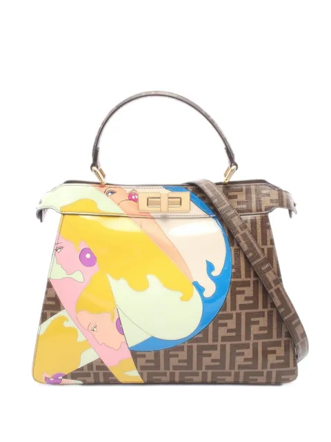 Fendi Pre-Owned 2010s Peekaboo ISeeU tote bag Brown 1096633