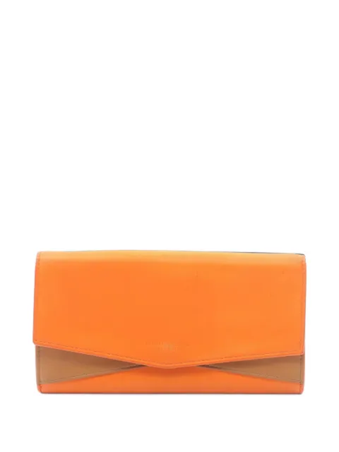 Bottega Veneta Pre-Owned 2000s bi-fold long wallet Orange 1094301