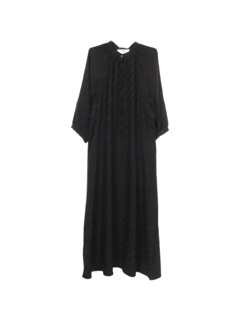 Celine Pre-Owned 2010s Triomphe chain-pattern maxi dress Black 1099163