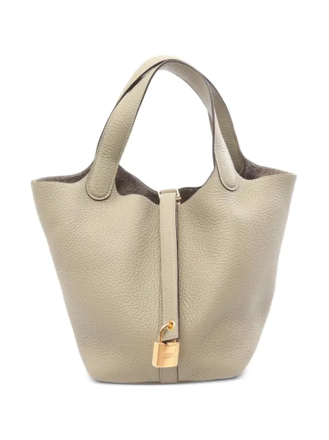 Hermès Pre-Owned 2026 PM Picotin Lock tote bag Grey 1100639G