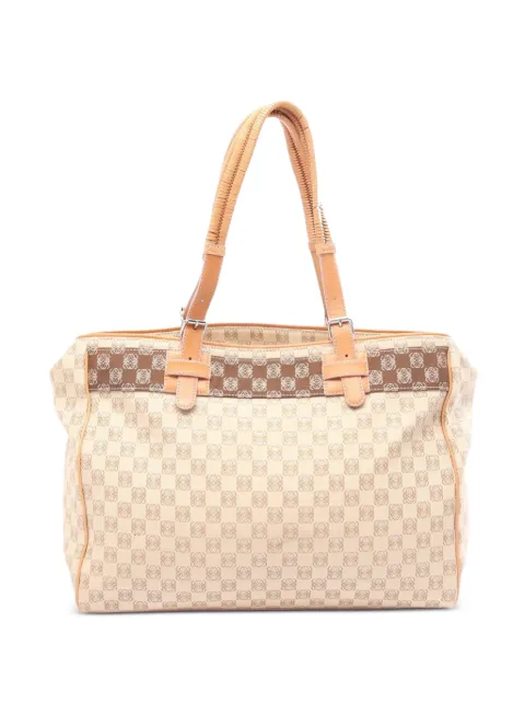 Loewe Pre-Owned 2000s Anagram tote bag Neutrals 1099436