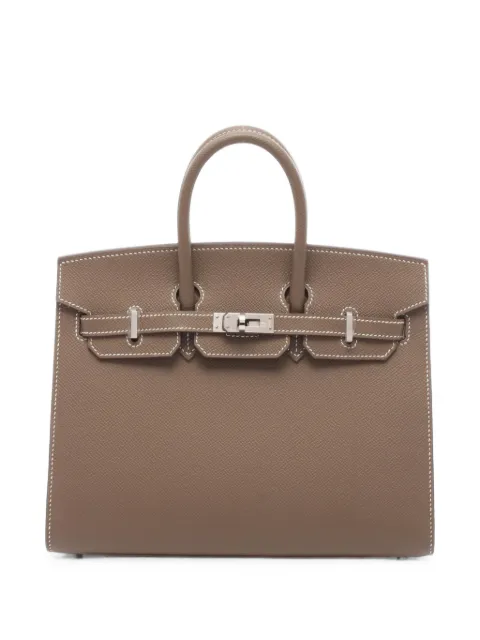 Hermès Pre-Owned 2023 Birkin 25 Epsom handbag Brown 1100608B