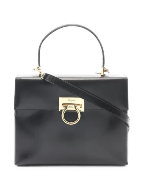 Ferragamo Pre-Owned 2010s Gancini handbag Black 1099988