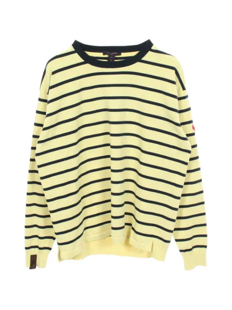 Louis Vuitton Pre-Owned 2010s striped long-sleeve sweater Yellow 1090152