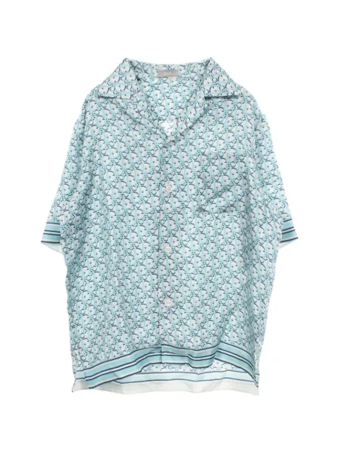 Christian Dior Pre-Owned 2010s Oblique Pixel shirt Blue 1097918