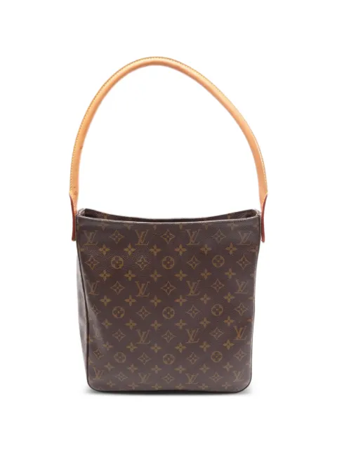 Louis Vuitton Pre-Owned 2002 GM Looping Monogram canvas shoulder bag Brown 1100428LB0052