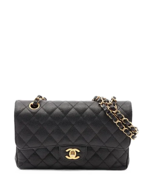 CHANEL Pre-Owned 2019 Matelassé Double Flap shoulder bag Black 110030729622811