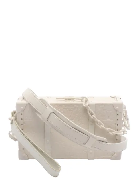 Louis Vuitton Pre-Owned 2019 Monogram Wallet Trunk clutch bag White 1099975