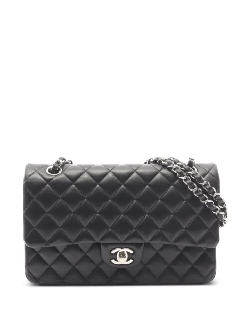 CHANEL Pre-Owned 2019 Matelassé double flap shoulder bag Black 1101236