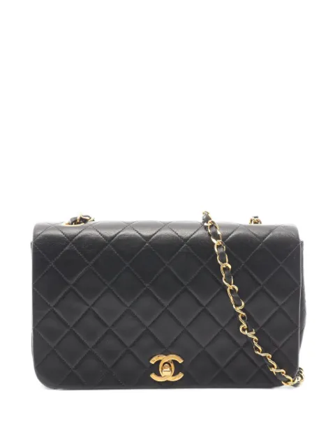 CHANEL Pre-Owned 1989-1991 Matelassé chain shoulder bag Black 10998031255126