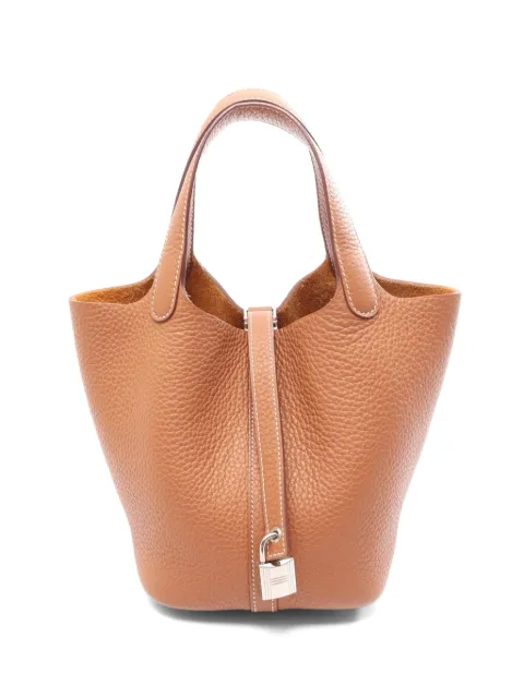 Hermès Pre-Owned 2025 PM Picotin Lock tote bag Brown 1100607