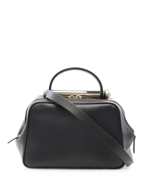 Valextra Vintage 2010s Flute mini shoulder bag Black 1096659