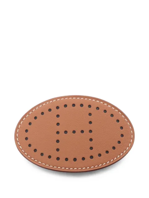 Hermès Pre-Owned 2010s Evelyn leather hair clip Brown 1097365