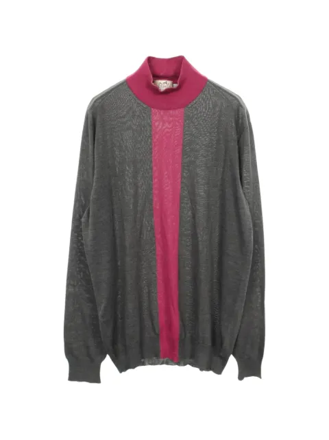 Hermès Pre-Owned 2010s turtleneck sweater Grey 1095925