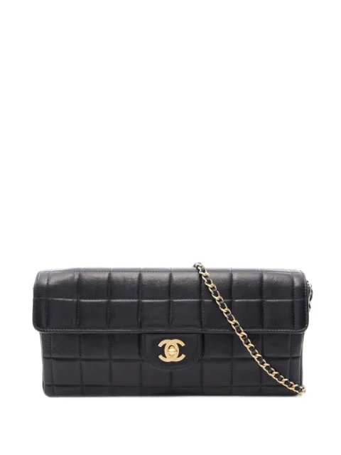 CHANEL Pre-Owned 2000-2002 Chocolate Bar chain shoulder bag Black 11009526690077